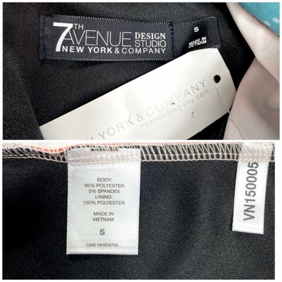 New York & Company 7th Avenue Studio Retro Floral Mock Neck Sleeveless Top Red - Picture 5 of 6